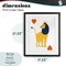Stupell Industries Lion & Hearts Card Framed Print Under Glass, design by Svetlana Aleynikova